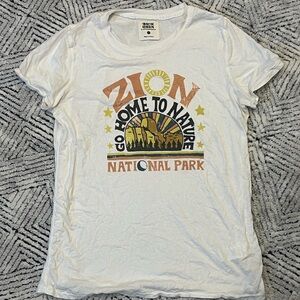 Anthropologie Zion Nature Graphic t-shirt